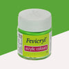 Fevicryl Premium Acrylic Colour (Leaf Green - Shade 62, 15ml) – Lush Botanical and Foliage Tone, High-Opacity Multi-Surface Hobby Paint for Canvas, Wood, Terracotta, and Fabric Crafts