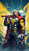 Angel Avengers Thor Printed Exam Board featuring Thor God of Thunder Graphic and Heavy-Duty Top Clip