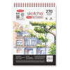 Anupam Sketch-O Pro Spiral Sketchbook – Acid-Free Natural Shade, Coarse Texture Drawing Book for Artists