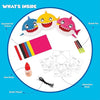 Funskool Handycrafts Baby Shark Mask Party Kit – DIY Birthday Theme Craft Set for Kids