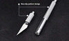 Detail Pen Cutter Craft Knife – Steel Precision Cutter with 5 Interchangeable Blades for Art, DIY & Model Making