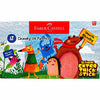 Faber-Castell Premium Chunky Oil Pastels (Pack of 12 Assorted Vibrant Colours) – 10.5mm Extra Thick Stick Formula for Easy Grip, Smooth Blending, and Rich Colour Laydown