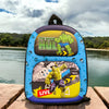 Hulk Kids School Backpack | Cartoon Printed Lightweight School Bag with Front Pocket & Side Bottle Holders for Boys