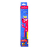 Faber-Castell 10 Dino Extra Dark Pencils (Pack of 10) - Includes Sharpener & Eraser