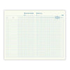 Metilda Muster Roll Register - 32 Pages | Standard Employee & Labor Attendance Book
