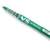 Pilot Hi-Tecpoint V5 Cartridge System Refillable Rollerball Pen (0.5mm Extra Fine Tip, Green Ink)