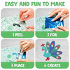 Smartivity Art & Craft Activity Kit- Foil Magic Animals Theme Craft Kit for Kids