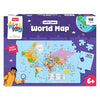Funskool World Map Jigsaw Puzzle (105 Pieces) – Educational Geography Puzzle for Kids