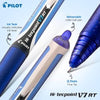 Pilot Hi-Tecpoint V7 RT Blue Retractable Liquid Ink Rollerball Pen 0.7mm Fine Tip
