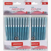 Unomax Ultron Neo 2X Liquid Ballpoint Pen (Pack of 10) – Smooth Writing Jet Ink Pens with 2X Double Writing Length