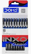 DOMS INXO Classic Ball Pen (Blue Ink) – 0.7mm Fine Tip Ballpoint Pen with Low Viscosity Ink Technology