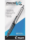 Pilot Hi-Tecpoint V7 RT Retractable Rollerball Pen (0.7mm Fine Tip, Black Ink)