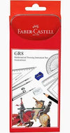 Faber-Castell GR8 Mathematical Drawing Instruments Geometry Box - Premium Tin Case