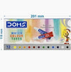 DOMS Water Colour Tubes (Pack of 12 Assorted Vibrant Shades) – Superior Transparency Fluid Artist Pigments for Advanced School Art, Layering, & Rich Landscape Washes