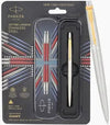 Parker Jotter Stainless Steel Ball Pen (Chrome Trim) – Premium Metal Body Ballpoint Pen with Gift Box