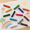 Faber-Castell Premium Chunky Oil Pastels (Pack of 12 Assorted Vibrant Colours) – 10.5mm Extra Thick Stick Formula for Easy Grip, Smooth Blending, and Rich Colour Laydown