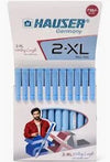 Hauser Germany 2-XL Ball Pen (Blue Ink) – Long-Lasting Extra Writing Length Ballpoint Pen for School & Office