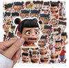Nezha Cartoon Stickers for Kids – Fun Decals for Notebooks, Bottles & DIY Crafts