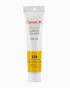 Camel Artists' Acrylic Colour 338 Permanent Yellow Medium – 40ml Bright Long-Lasting Paint for Artists