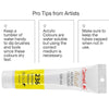 Camlin Artist Acrylic Colour 120ml Lemon Yellow 236 – Bright Cool Yellow Paint for Artists & Students